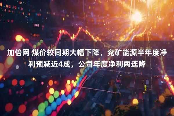 加倍网 煤价较同期大幅下降，兖矿能源半年度净利预减近4成，公司年度净利两连降